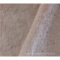 100% polyester artificiel faux tissu de fourrure hiver